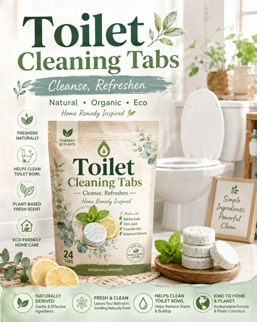 Toilet cleaning tabs