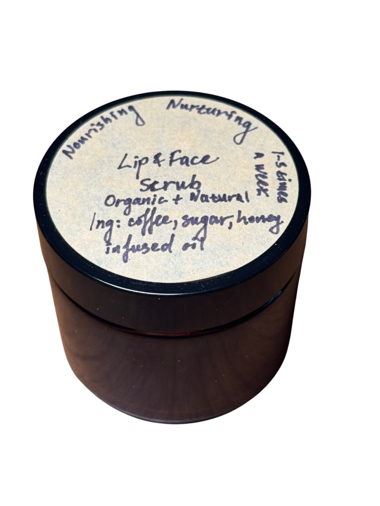 Natural facial scrub
