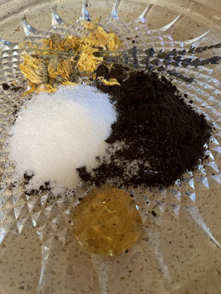 Coffee body scrub